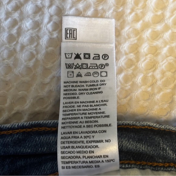 Levi’s Wedgie Straight Women's Jeans Size 29, Medium Blue Wash - Picture 7 of 9